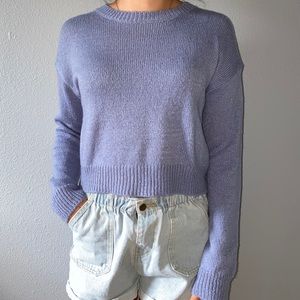 Light blue/purple light sweater